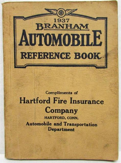 branham automobile reference book